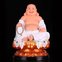 Full Hall Buddha statue Maitreya Buddha Statue Laughing Buddha Belly Buddha Saha Three Holy Buddha Hall Dedicated to the full hall Buddha resin ornaments