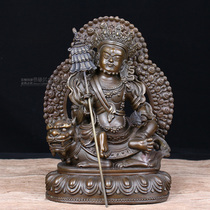 Pure copper treasure King decoration pi sha men more wen tian Buddhist King Kong force tantric decoration boutique