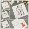 Baby saliva towel Four layers of cotton gauze Baby face towel Nursing small square towel Newborn towel Children's handkerchief