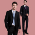 Qiao Qilong phù hợp với bộ đồ nam mùa thu đông ao khoac nam Suit phù hợp