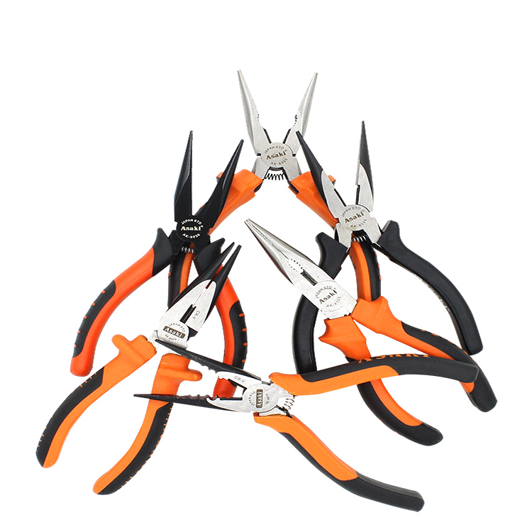 Labour-saving sharp tip pliers tip pliers 6 inch 8 inch electrician tool tip pliers sharp mouth pliers
