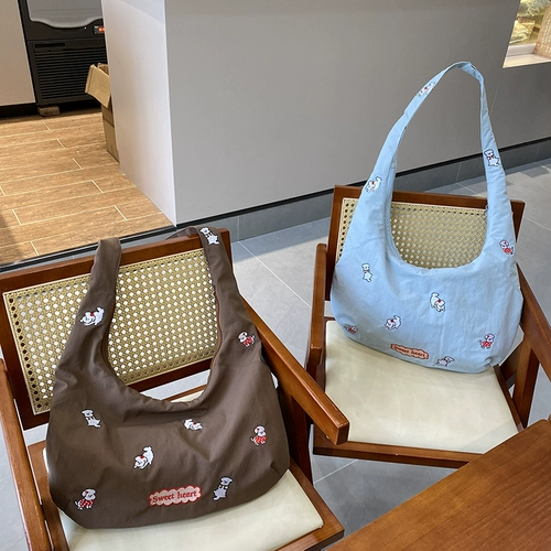 Вместительная и большая трендовая сумка на одно плечо для отдыха, сумка через плечо