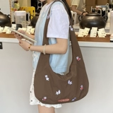 Вместительная и большая трендовая сумка на одно плечо для отдыха, сумка через плечо