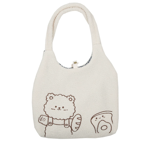 Мультяшный картхолдер, брендовая сумка через плечо, с вышивкой, с медвежатами, Южная Корея