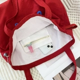 Вместительная и большая универсальная сумка через плечо на одно плечо, барсетка, на шнурках