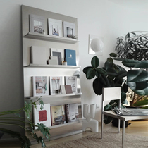 Medieval stainless steel close to wall Shelves Multilayer Shelve Magazine Rack Ornament COSMETICS SHOW SHELF BRIEF MODERN TIMES