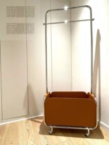 Medieval minimalist modern stainless steel movable home living room bedroom small red book with the same floor cloister