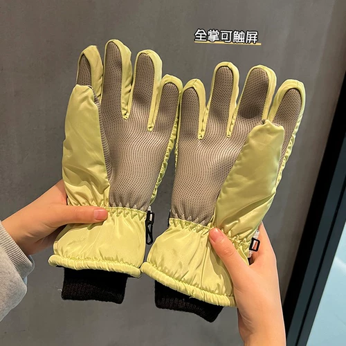 Лыжные перчатки, удерживающий тепло защищающий от холода комплект, дорожный утепленный электромобиль для велоспорта