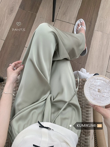 Шелковые летние штаны, свободный крой