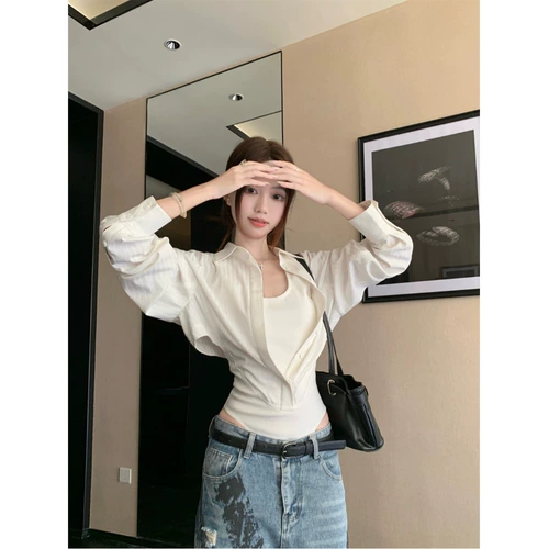 Защитная юбка, комплект, универсальная приталенная рубашка, осенняя