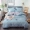 Khăn trải giường bằng vải cotton bốn mảnh đơn giản 1,8 m x 2 m 2,2 m x 2,4 m giường đôi cung cấp cho phụ nữ - Bộ đồ giường bốn mảnh
