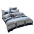 Simple bông denim khăn trải giường cotton giường chăn đúp mét 1.8x2 180x200cm Bắc Âu - Bộ đồ giường bốn mảnh chăn ga đẹp Bộ đồ giường bốn mảnh