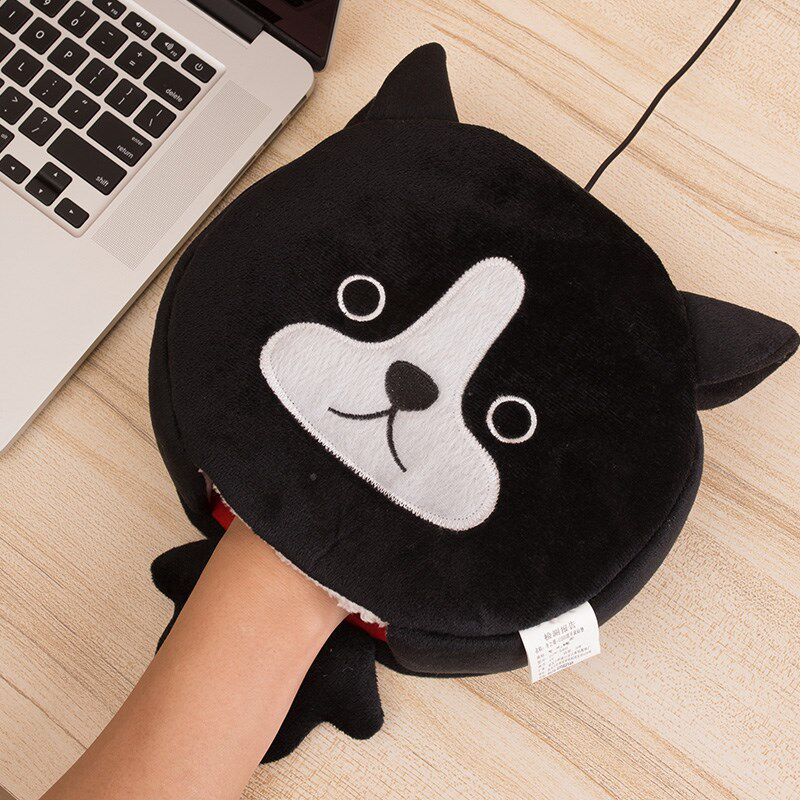usb warm hand slip rat cushion plus warm hand treasure winter hair warm slip rat cover winter wrist watch electric warm man