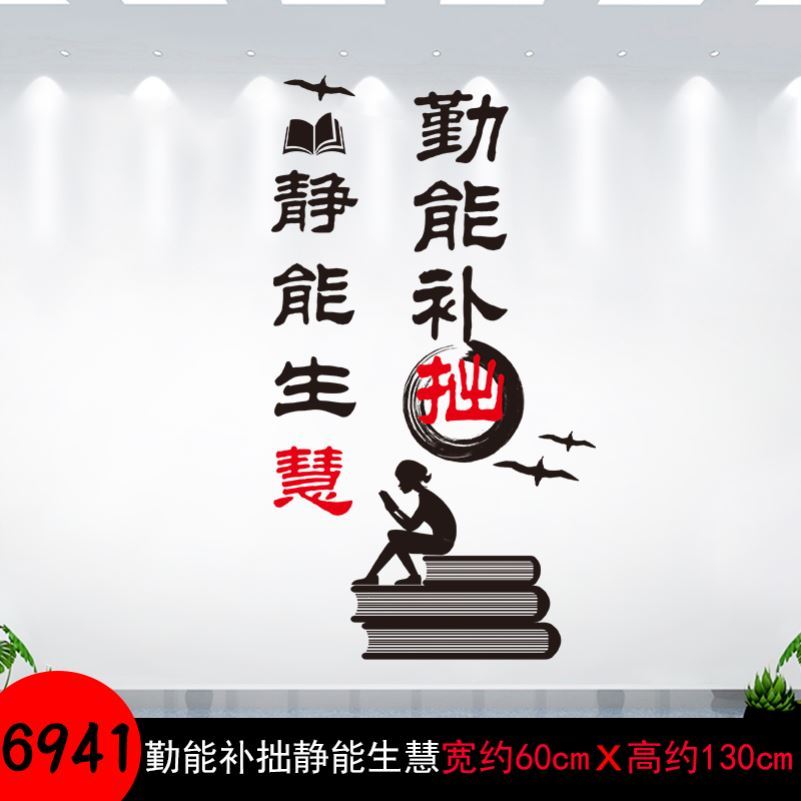 Training institutions Wall painting decoration Classroom layout Class culture corner Management class Education tutoring class Tutoring class stickers