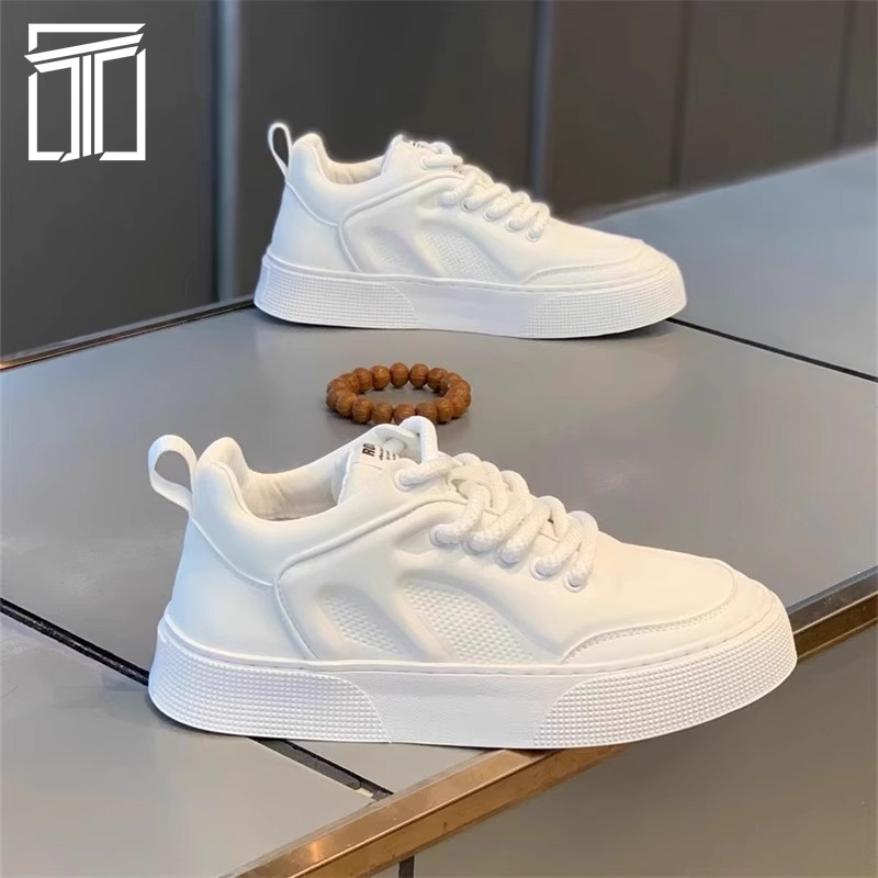 Hong Kong Luxury Goods~Itmy3 Spring New Leather Sneakers for Men, Comfortable, Lightweight, Versatile Men's Casual Sneakers