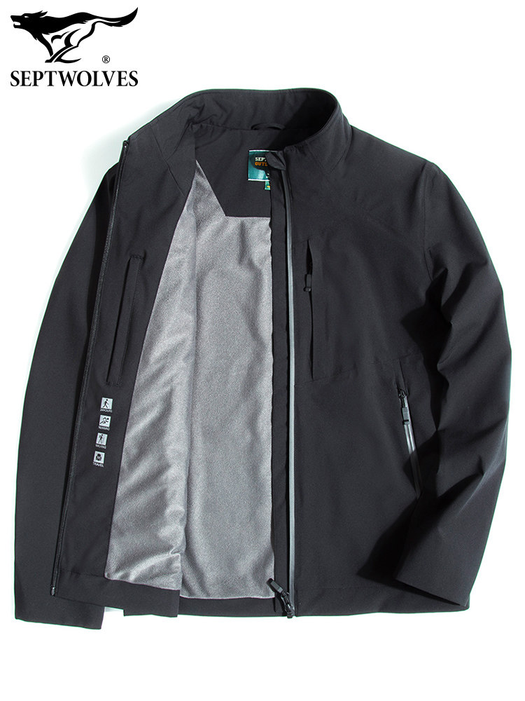 Blouson homme SEPTWOLVES    manches longues en Polyester - Ref 3118329 Image 4