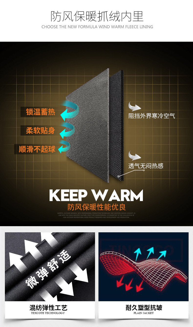 Blouson homme SEPTWOLVES    manches longues en Polyester - Ref 3118329 Image 10