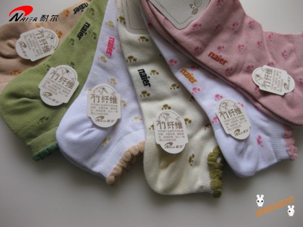 8 đôi vận chuyển Nair chính hãng sợi tre nữ vớ mùa xuân và mùa hè trạng thái thấp ren lỏng miệng khử mùi mỏng vớ ngắn 4192 vớ sợi tre