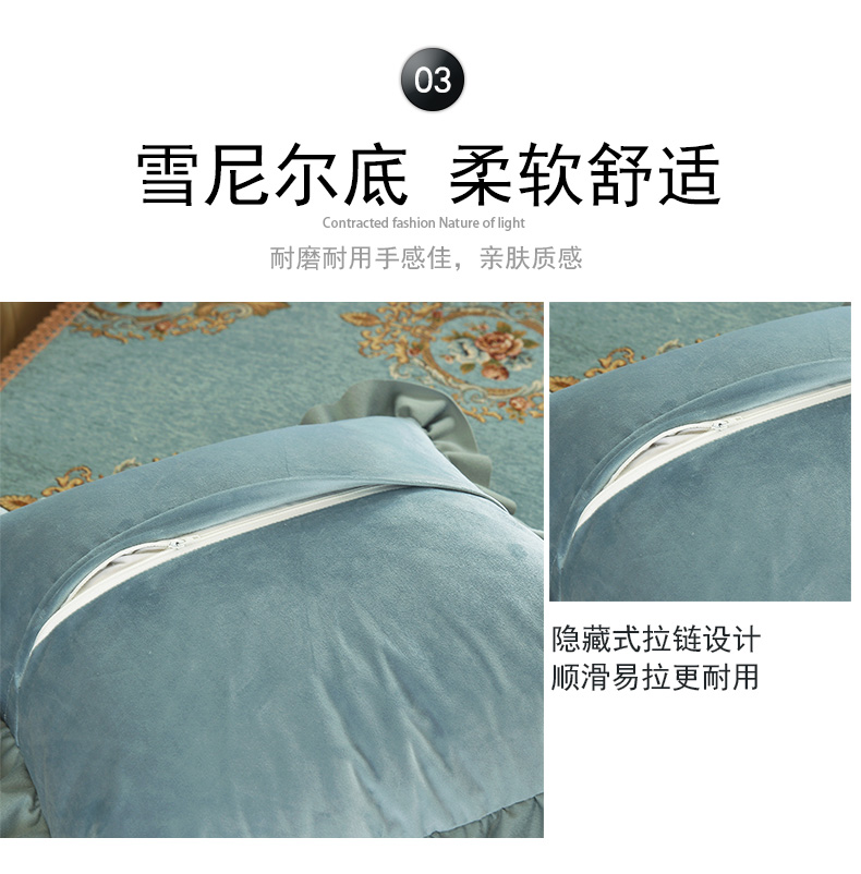 Mới phòng khách sang trọng gối giường đệm da sofa ôm gối đệm xe gối đệm với lõi tùy chỉnh - Trở lại đệm / Bolsters mền 2 trong 1