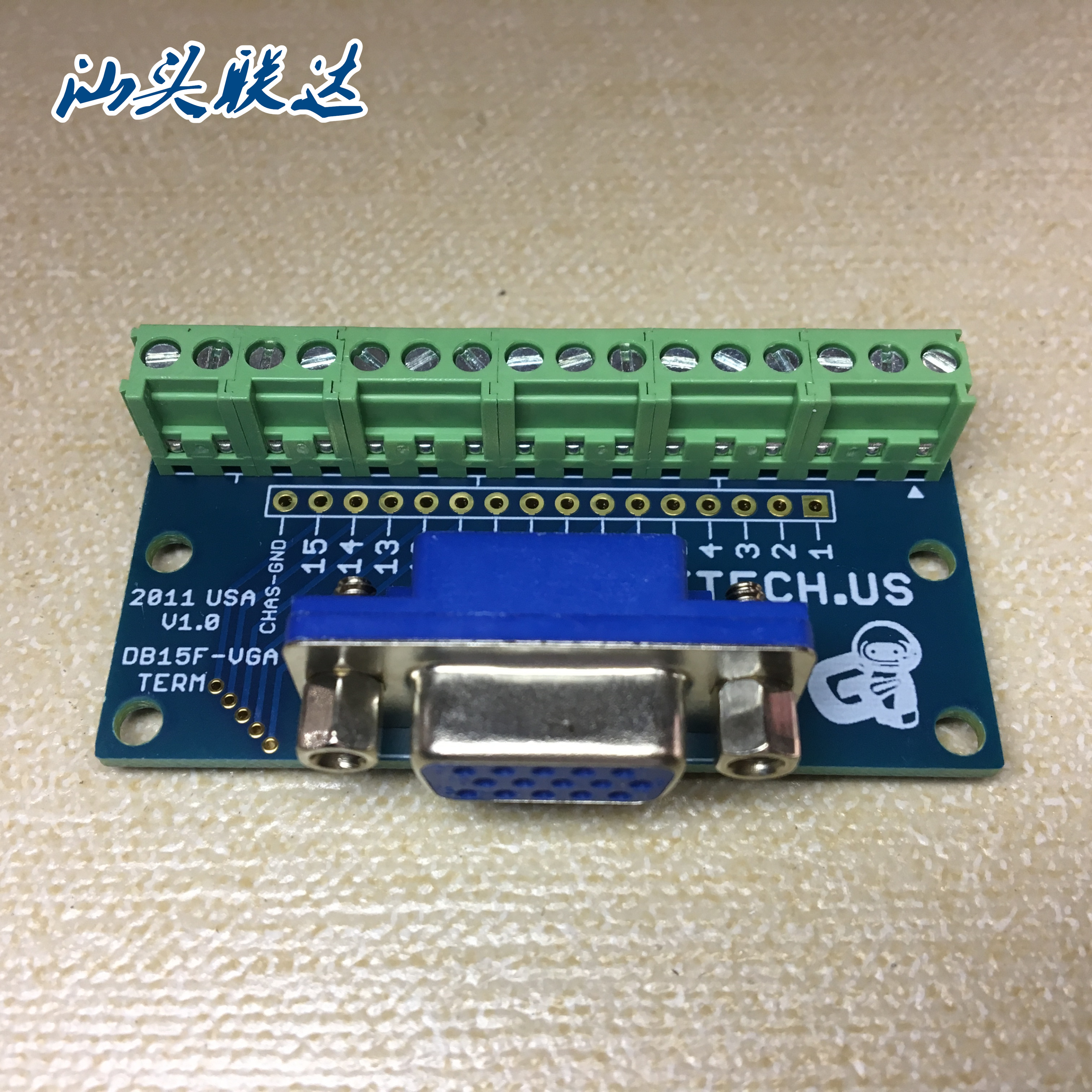 Import DB15F-VGA-TERM CONVERSION BOARD