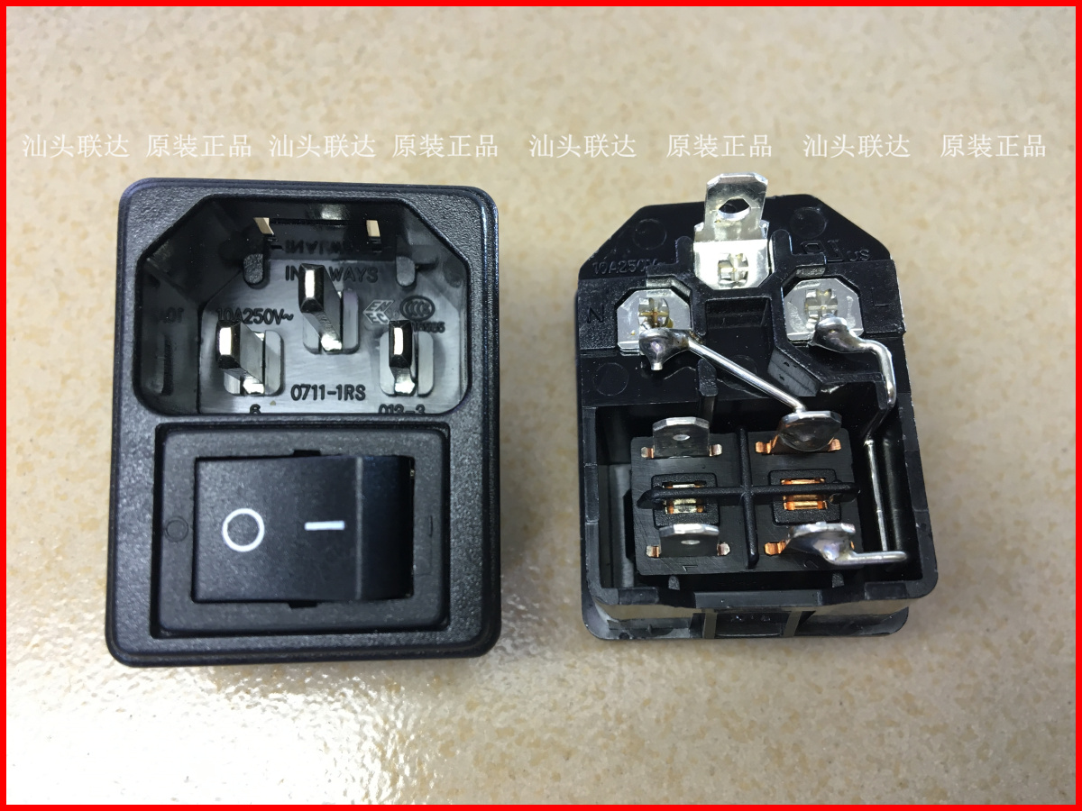 Taiwan INALWAYS power socket with switch 0711-1RS main shell socket character socket - Taobao