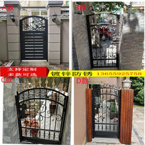 Eurostyle Iron Art Gate Outdoor Anti-Rust Patio Garden Countryside Yard single open to the entry corridor Iron door customisation