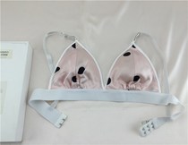 Summer silk bra no steel ring no sponge 100 mulberry silk underwear ladies thin breast bra