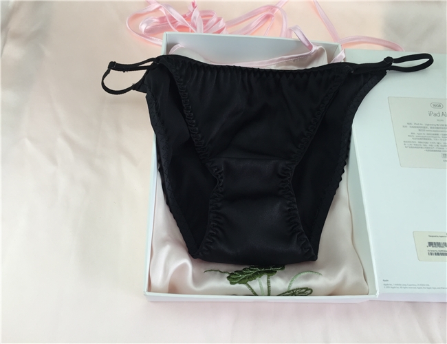 Thời trang Quần lót lụa Sexy 100% lụa Bà Thong T-Pants Briefs Sexy ..