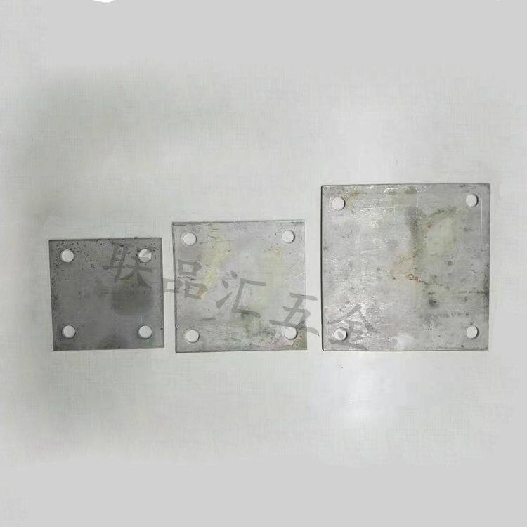 304 square bottom plate stainless steel negatives square four holes