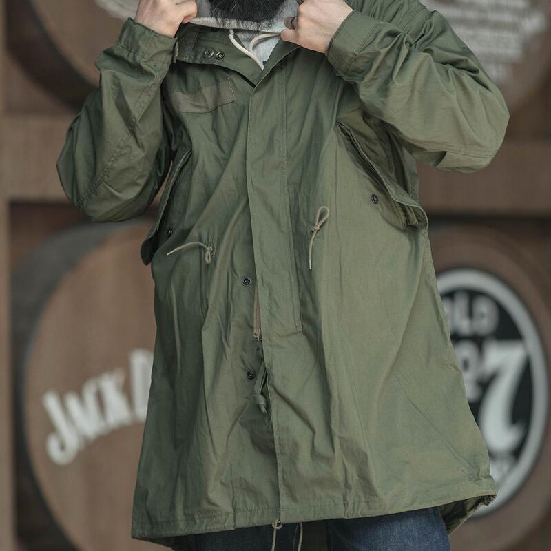 Bad Dog Bronson M65 Parka Field Parka Windbreaker Mid-Length Waterproof Coverall Jacket M-65 51