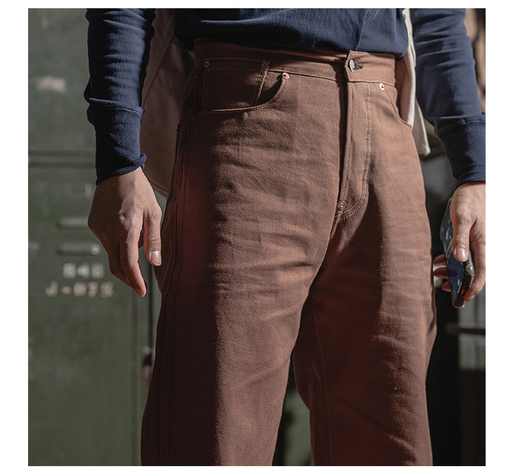 Bronson 1873 Duck Canvas Work Pants Vintage Workwear Trousers High