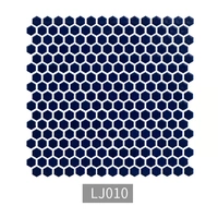 LJ010 Little Hexagon Deep Blue