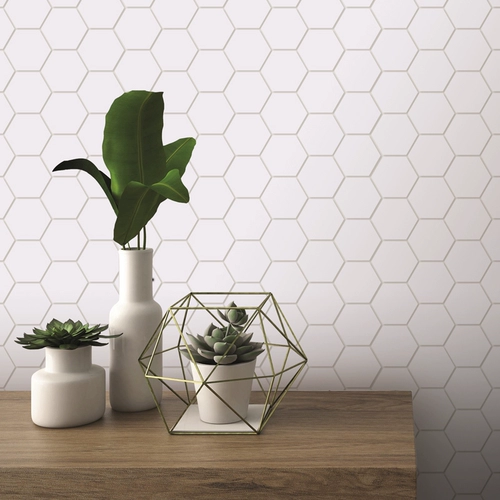 Гексагональная фарфоровая плитка мозаичная мозаичная кухонная туалетная туалетная туалетная матовая поверхность черно -белая шестиугольная настенная плитка