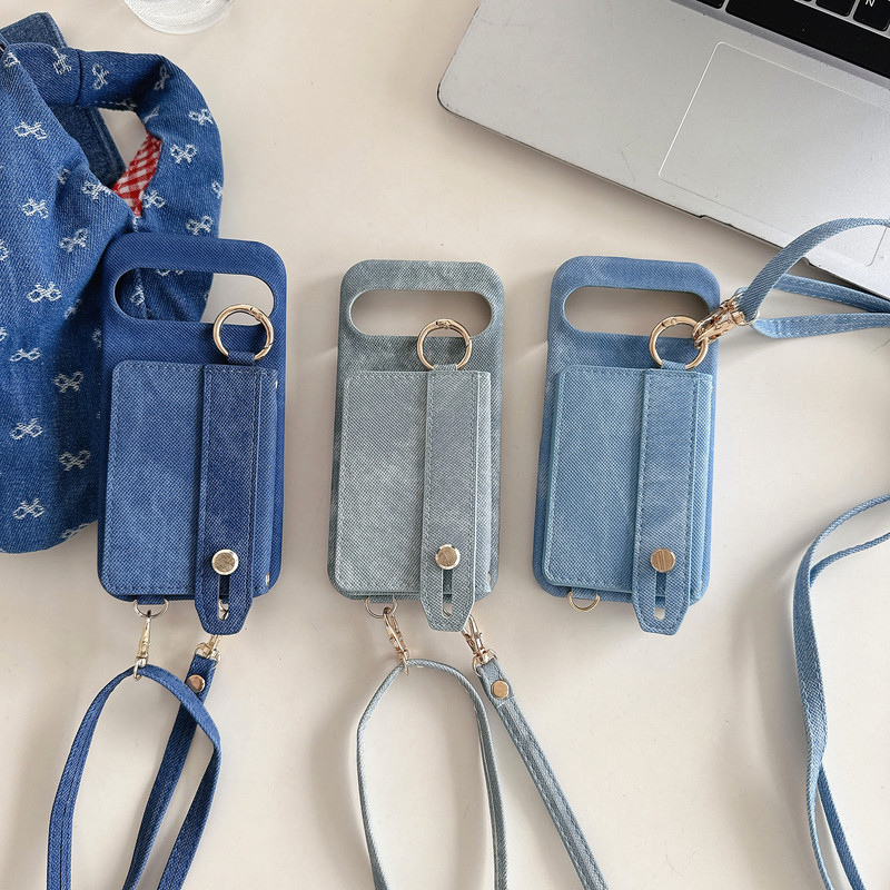 Suitable for Google Pixel 8A Phone Case, Denim Coin Purse, 7 Pro Niche Design, 11 Pro XL Half-Cover Card Holder, 10 Pro with Lanyard, 10 Protective Case, Pixel 9 Hard Case with Wrist Strap, 7 Card Slot Suitable for Google Pixel 8A Phone Case, Denim Coin Purse, 7 Pro Niche Design, 11 Pro XL Half-Cover Card Holder, 10 Pro with Lanyard, 10 Protective Case, Pixel 9 Hard Case with Wrist Strap, 7 Card Slot