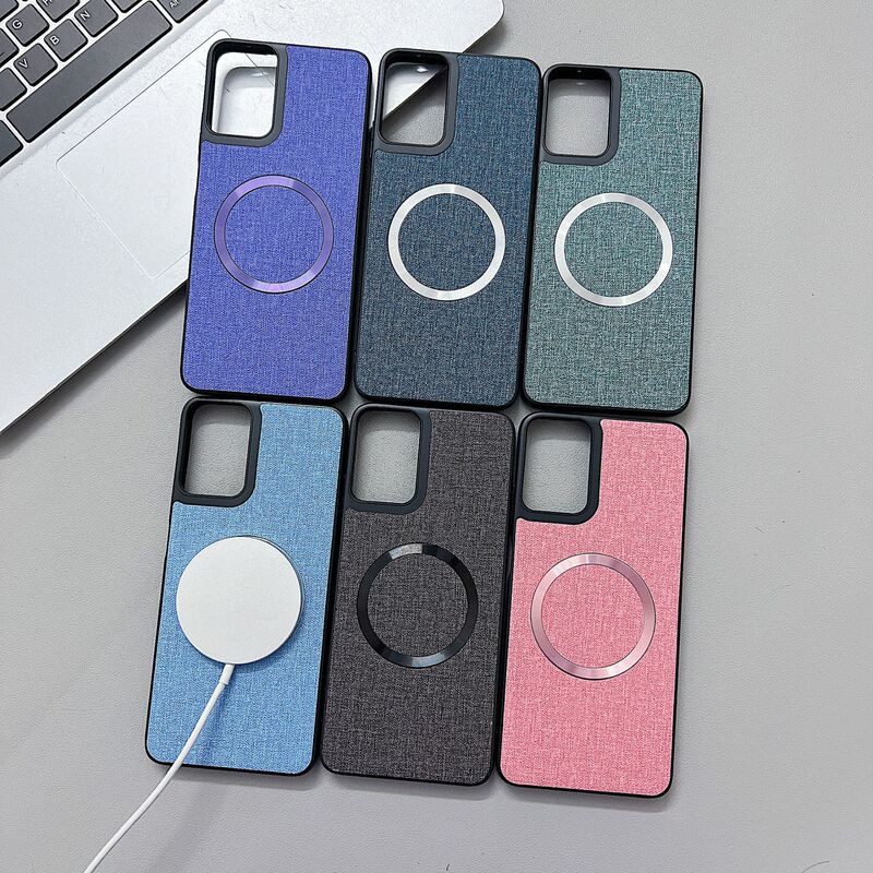 Suitable for Motorola Moto X50Ultra Phone Case Edge 50Pro Magnetic Charging Fabric Texture g Stylus2024 5g Simple g Power 2024 5g Business Protective Case