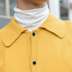 Horizon nam mùa thu và mùa đông ve áo thiết kế thủy triều sang trọng màu rắn Slim quý ông áo len cardigan thanh niên áo khoác Hàn Quốc áo cardigan nam Cardigan