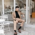 Horizon nam mùa thu và mùa đông đơn giản bỏ túi váy cưới kaki đơn ngực phù hợp với Tây trang trí phù hợp với hai mảnh vest nam đẹp Suit phù hợp