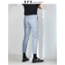 Chân dài mùa xuân và mùa hè sọc nước ngoài quần sọc mỏng kinh doanh Hàn Quốc quần âu phù hợp với quần thủy triều - 3/4 Jeans