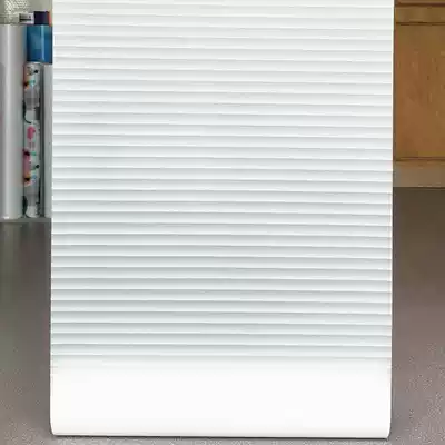 Imitation shutter glass sticker balcony film transparent opaque waterproof powder room bathroom with glue glass film