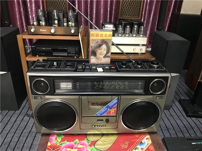 Original Japan imported Sanyo M9930K recorder Single card recorder Radio recorder