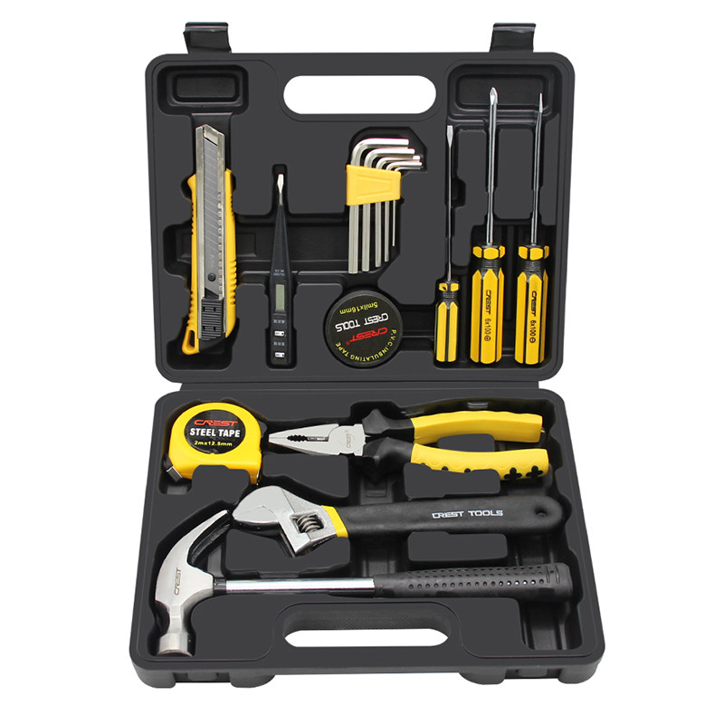 Red Tool Box Set for Home Daily Manual Repair, Hardware, and Electrician Use, Multifunctional Combination Home Kit