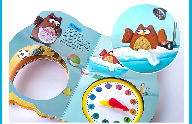 [Nhập khẩu] Merlot Children đồ chơi âm thanh Đồng hồ thông minh nhận thức trẻ em 0-3 tuổi giáo dục sớm đồ dùng dạy học