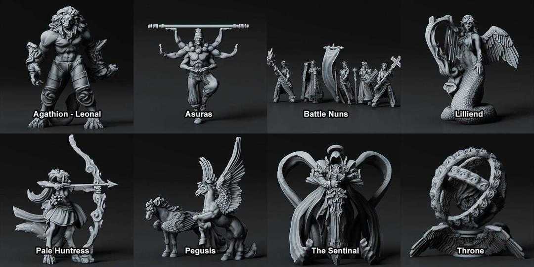 疯魔打印2020年2月桌游战棋文件3d打印模型数据stl手办高精素材