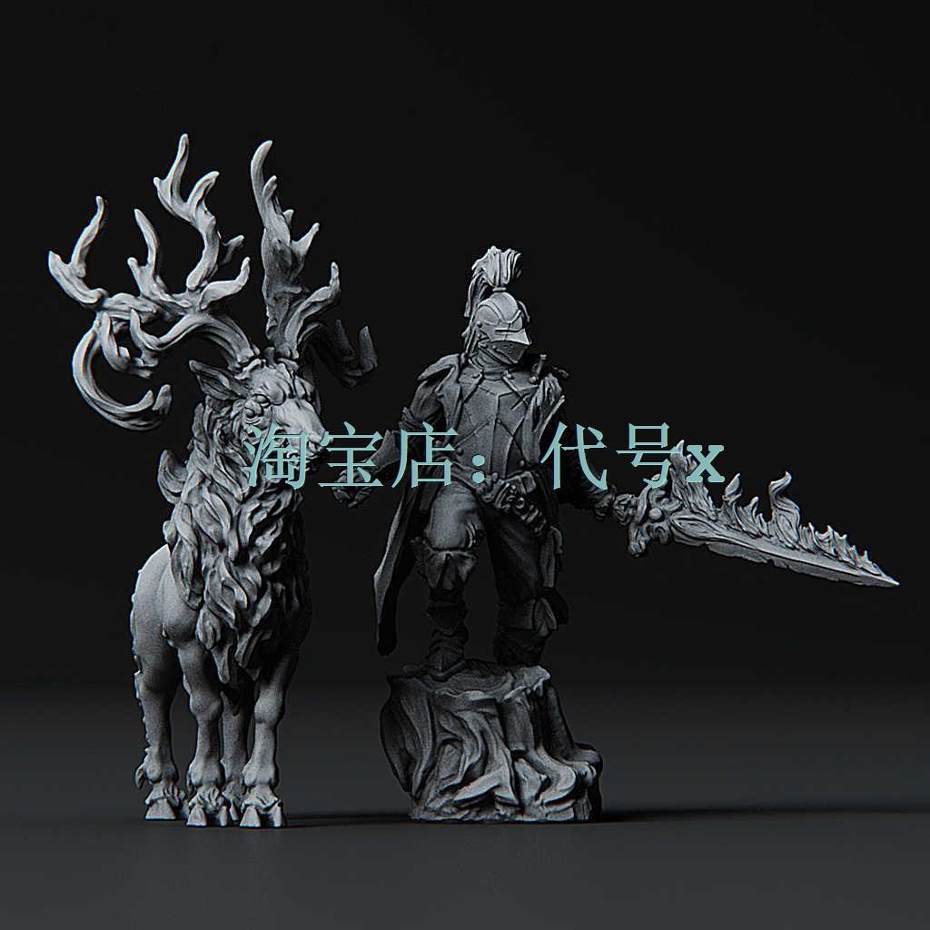 Crazy printing single product 002 Dark Knight board game war chess 3D printing model data stl character hand-made material