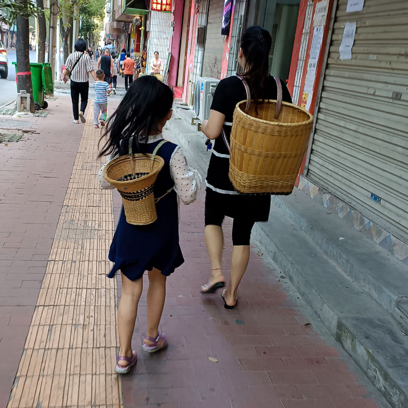 Bamboo Woven Bamboo Basket Handmade Tea Utensils Bamboo Products Bamboo Crates Baskets Adults Children Stage Props Farmhouse Buy Groceries Shopping