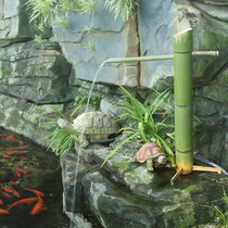 Garden bamboo flowing water ornaments bonsai Japanese style fish tank humidifier dripper home courtyard fountain water view