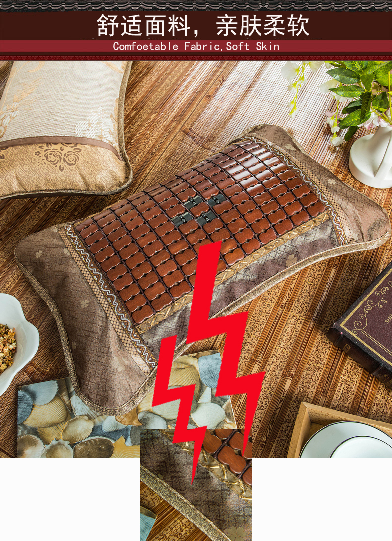 Mahjong Gối Carbonized Gối Ký túc xá sinh viên Dual Jasmine Cool Summer Ice Silk Thở cổ đặc biệt - Gối gối tựa sofa