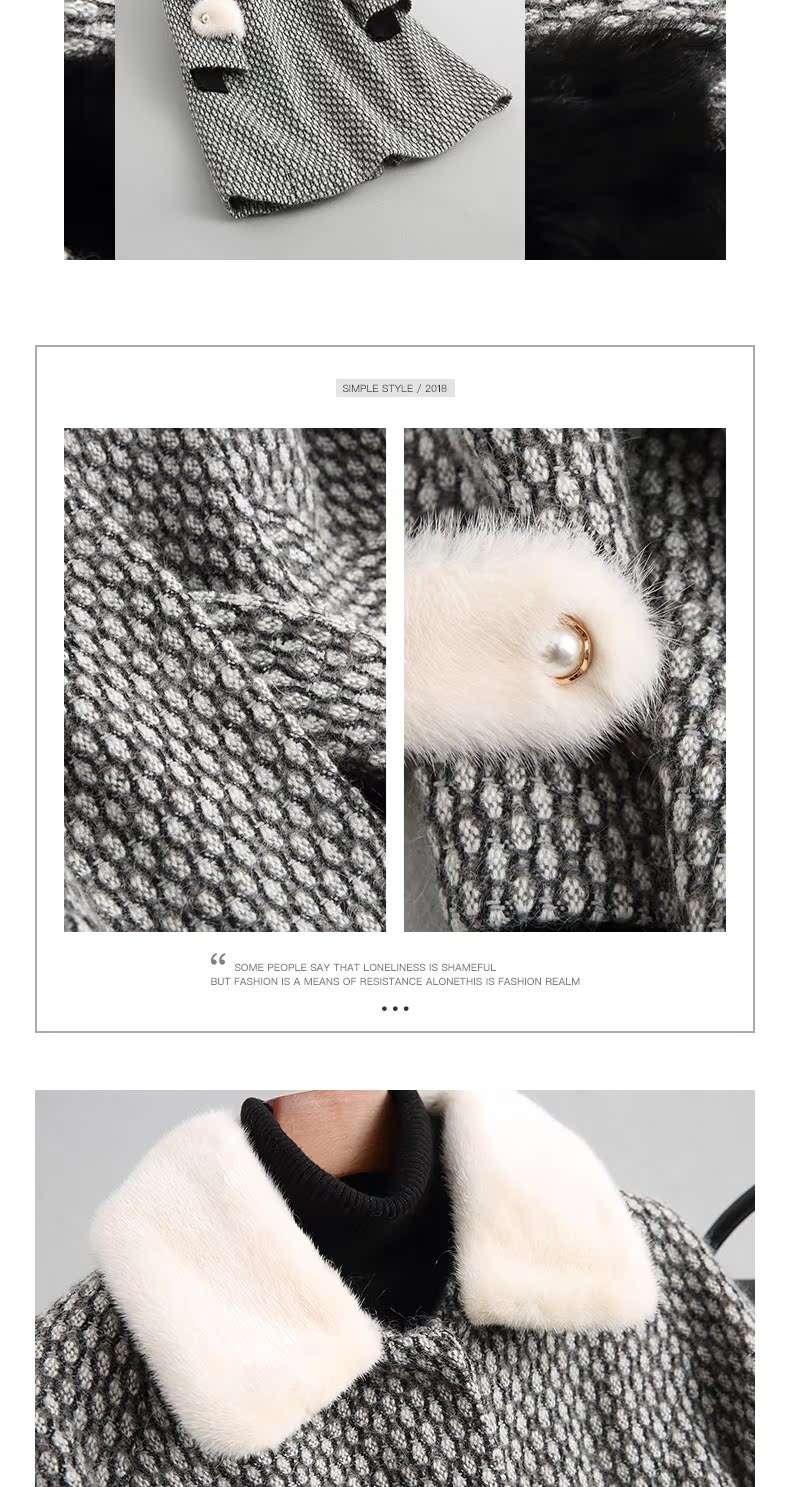 Manteau de fourrure femme      - Ref 3174243 Image 12