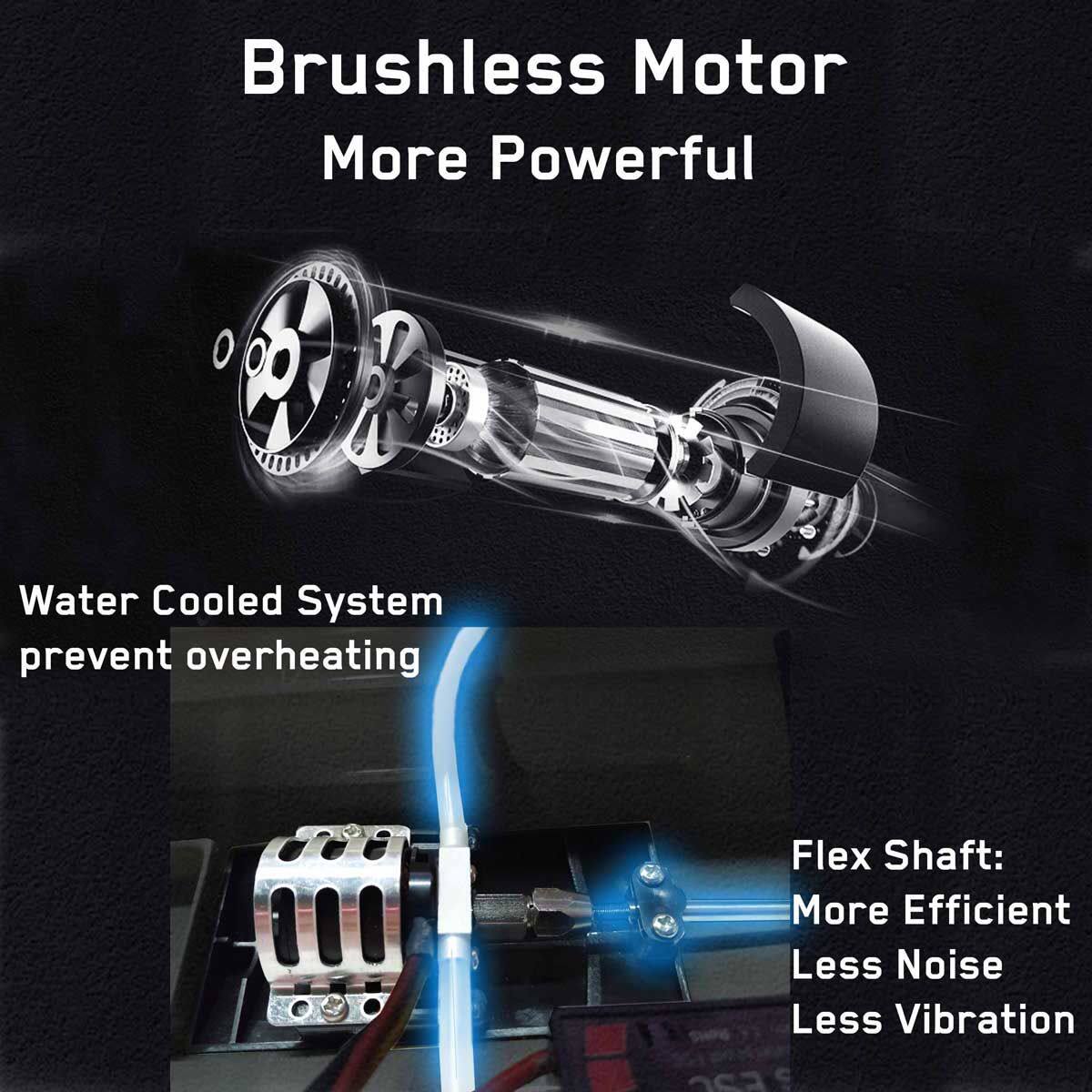 Лодка на электро-, радиоуправлении 沧狼航模 欧兰斯798-4 vector sr80 新款超大自动翻身 高速遥控船 OTHER