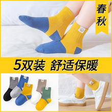 儿童袜子纯棉春秋加厚男童宝宝秋冬季女童